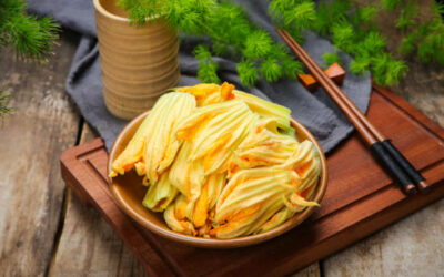 Fiori di zucca in pastella