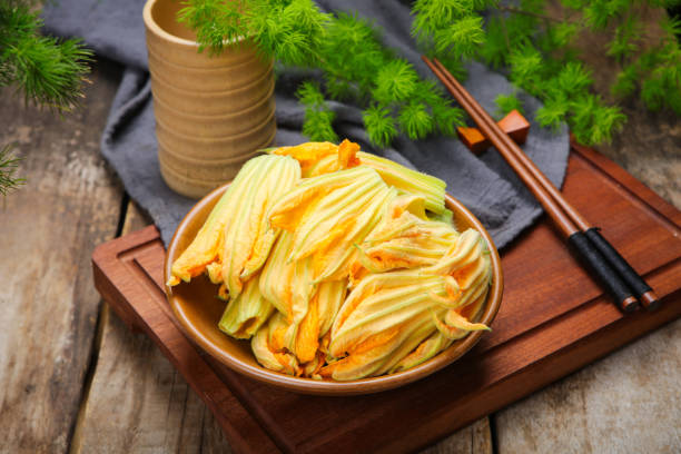 Fiori di zucca in pastella