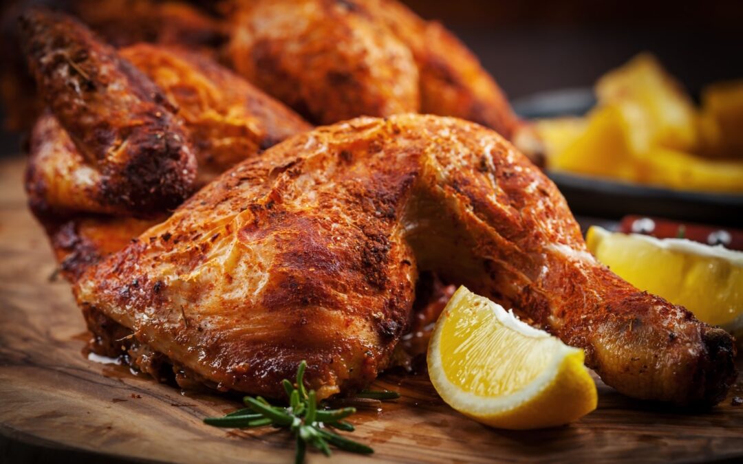 Il pollo allo spiedo della gastronomia non è cibo spazzatura